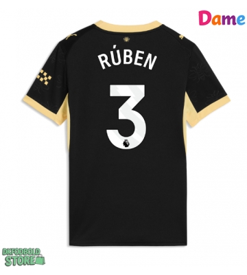 Manchester City Ruben Dias #3 Replika Udebanetrøje Dame 2026-27 Kortærmet